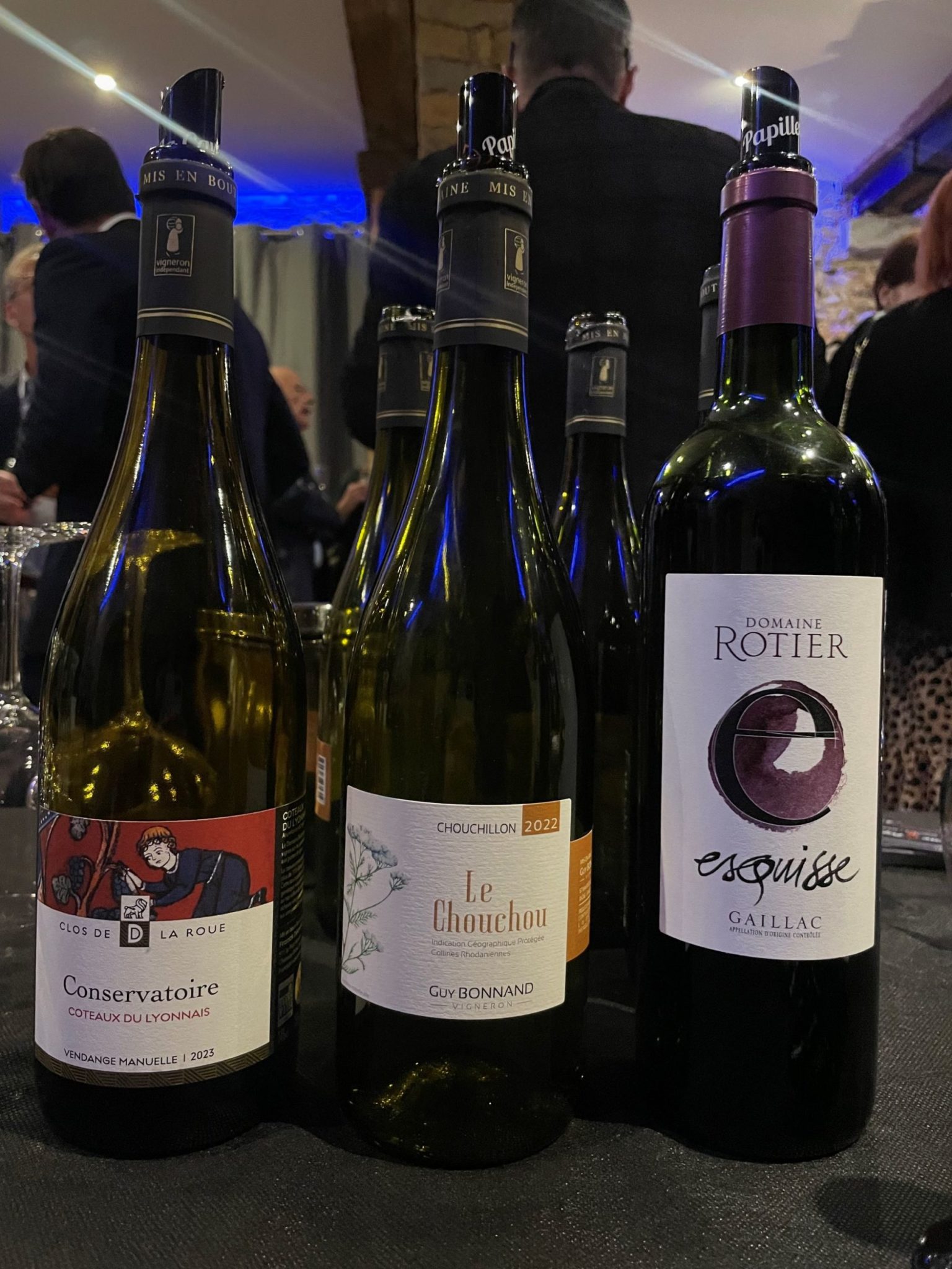 Les 3 bouteilles de vins