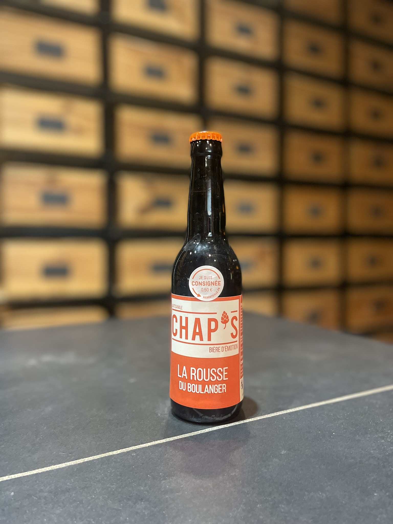 Bière la rousse du boulanger de la brasserie Chap's