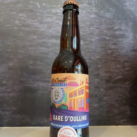 bière gare d'oullins blonde de la brasserie La Canute Lyonnaise