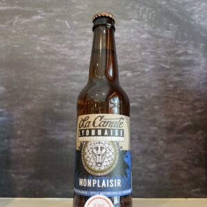 Bière Monplaisir blanche de la brasserie La Canute Lyonnaise