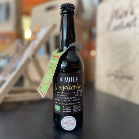 bière La Mule Vagabonde blanche noire de la brasserie La Vieille Mule