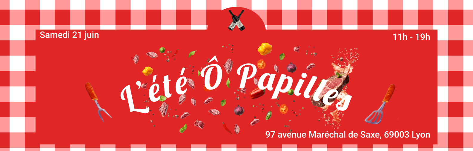 l'été Ô Papilles événement barbecue